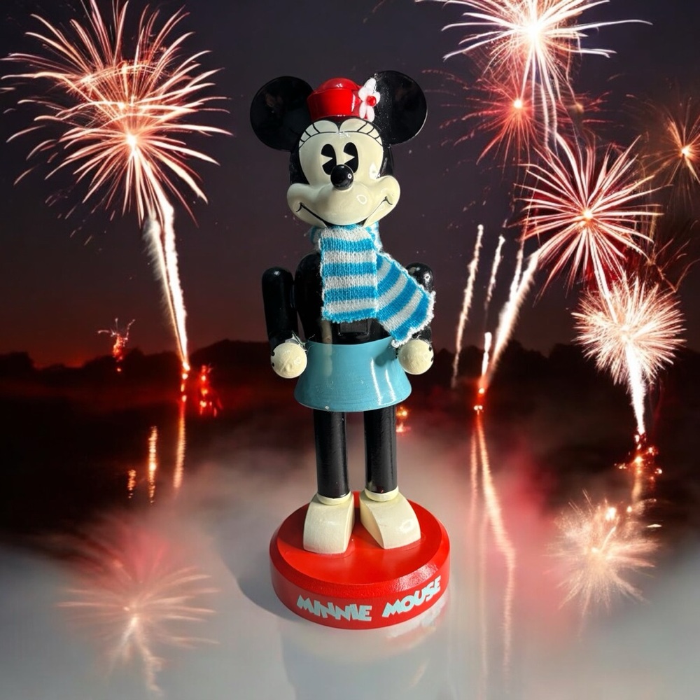 Disney 100 Minnie Mouse Nutcracker Figurine 11” Tall Retro Reimagined READ